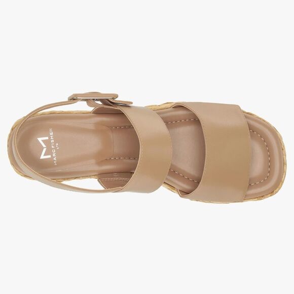 Marc Fisher Patryce Ankle Strap Espadrille Platform Wedge Sandals New! - Picture 2 of 11